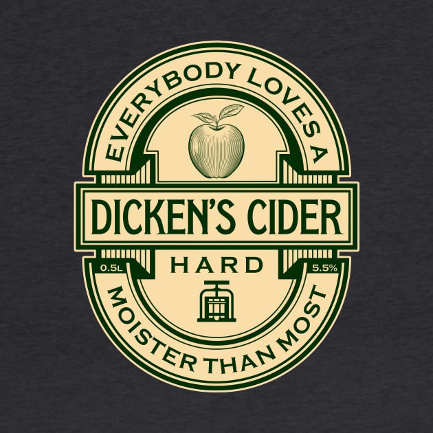 Dicken's Cider Label by Vault Emporium